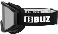 Bliz Liner laskettelulasit, Black/White Logo/Orange & Silver Mirror