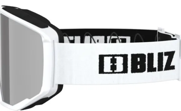 Bliz Spark laskettelulasit, White/Pink & Silver Mirror