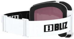 Bliz Spark laskettelulasit, White/Pink & Silver Mirror