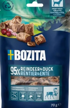 Bozita Snacks Meaty Bites Reindeer & Duck 70 g