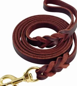 Brava Braided Leash nahkainen talutushihna, 10 mm x 210 cm
