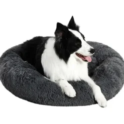 Brava Fluffy Calming Bed Dark Grey XL