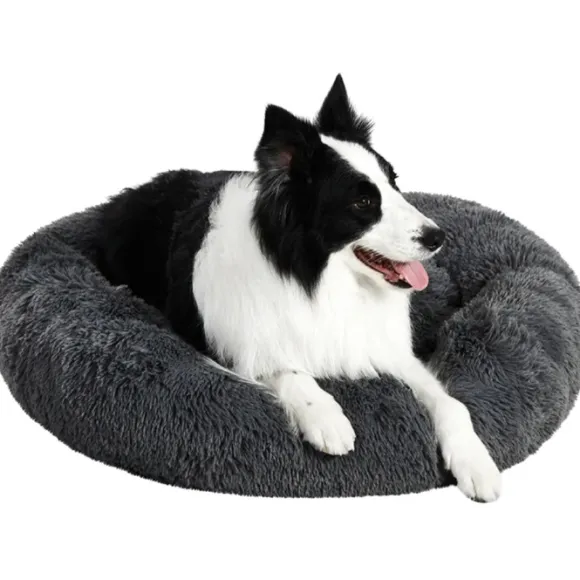 Brava Fluffy Calming Bed Dark Grey XL