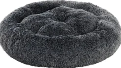 Brava Fluffy Calming Bed Dark Grey M