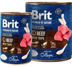 Brit Premium by Nature Beef with Tripes märkäruoka, 400g