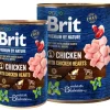 Brit Premium by Nature Chicken with Hearts märkäruoka, 400g