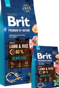 Brit Premium by Nature Sensitive Lamb täysravinto, 15 kg