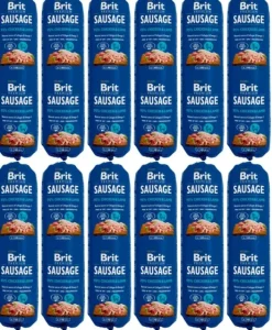 Brit Premium Chicken & Lamb -koiranmakkara 800 g x 12