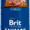 Brit Premium Sport nauta-kala -koiranmakkara 800 g