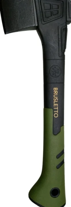 Brusletto Kikut Axe 36 cm retkikirves, musta/vihreä