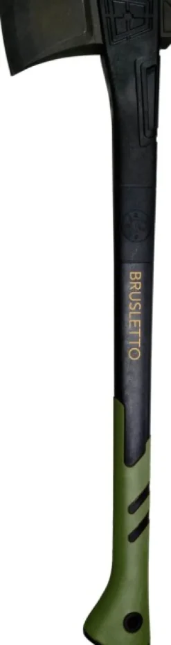 Brusletto Kikut Splitting Axe 71 cm halkaisukirves, musta/vihreä