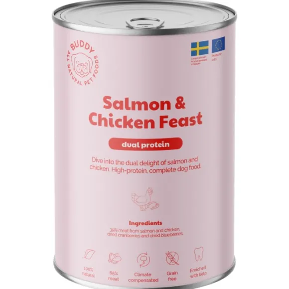 Buddy Salmon & Chicken Feast 400 g