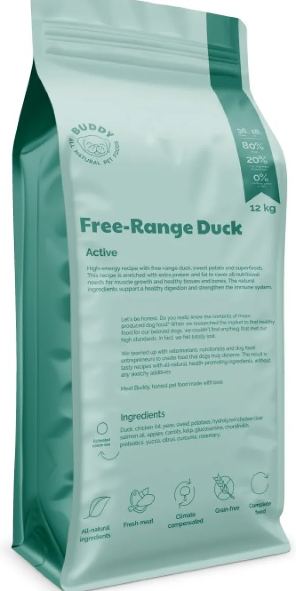 Buddy Free-Range Duck kuivaruoka, 12kg