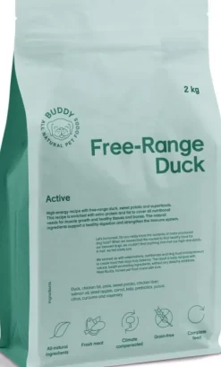 Buddy Free-Range Duck kuivaruoka, 2 kg
