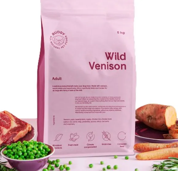 Buddy Wild Venison kuivaruoka, 12 kg
