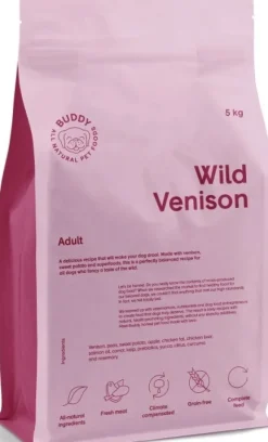 Buddy Wild Venison kuivaruoka, 5 kg