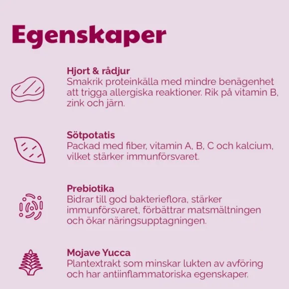 Buddy Wild Venison kuivaruoka, 5 kg