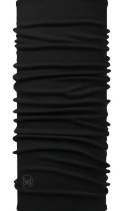 Buff Midweight Merino Wool tuubihuivi, musta