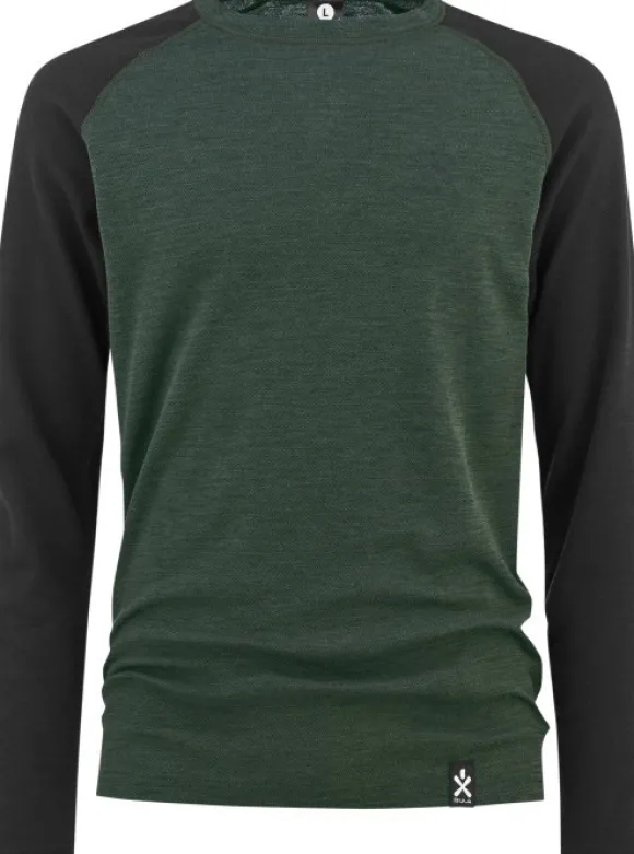 Bula Norm Merino Wool Crew + Pant kerrasto, Black