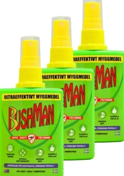 Bushman Pumpspray 90ml 3-pack