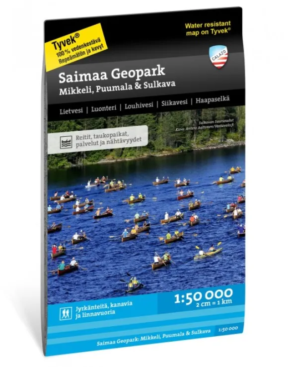 Calazo Saimaa GeoPark Mikkeli, Puumala & Sulkava 1:50 000