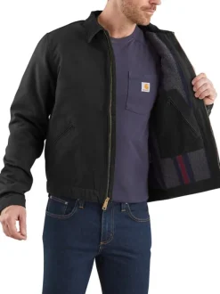 Carhartt Duck Detroit Jacket takki, Black