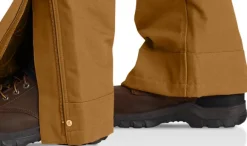 Carhartt Firm Duck vuoratut työhaalarit, ruskea