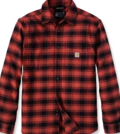 Carhartt Flannel L/S Plaid Shirt flanellipaita, punainen