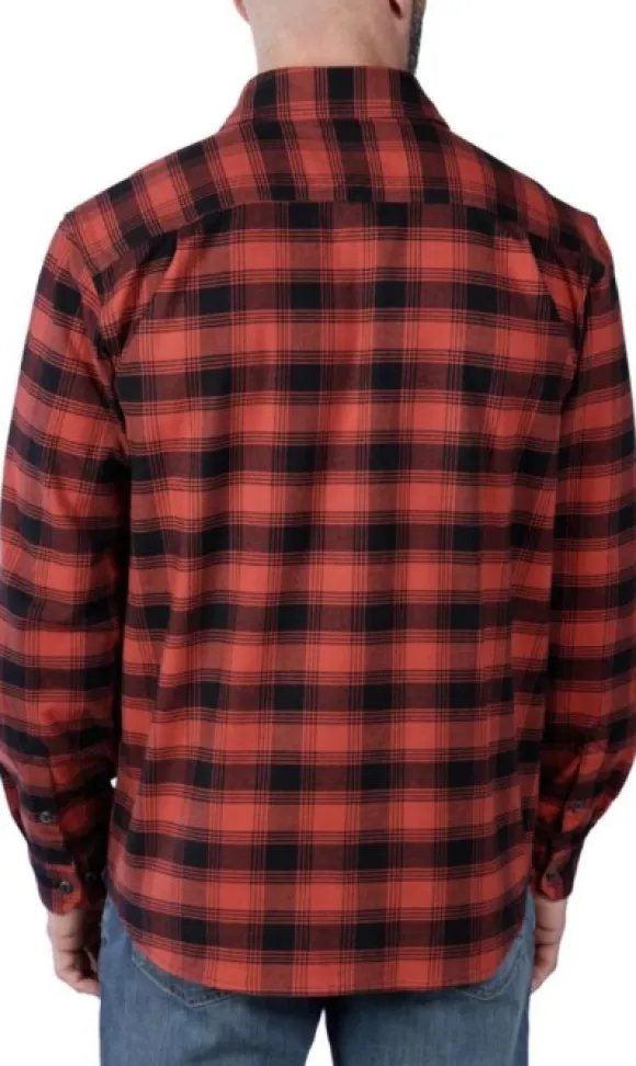 Carhartt Flannel L/S Plaid Shirt flanellipaita, punainen