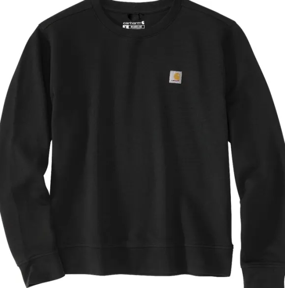 Carhartt French Terry Crewneck Sweatshirt naisten paita, Black