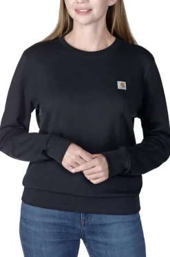 Carhartt French Terry Crewneck Sweatshirt naisten paita, Black