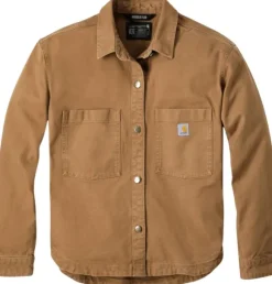 Carhartt Heavyweight Duck Overshirt naisten paita, Carhartt® Brown