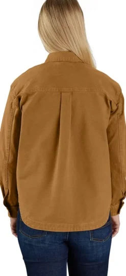 Carhartt Heavyweight Duck Overshirt naisten paita, Carhartt® Brown