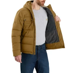 Carhartt Loose Fit Midweight Insulated Jacket takki, Oak Brown