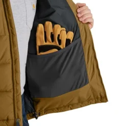 Carhartt Loose Fit Midweight Insulated Jacket takki, Oak Brown