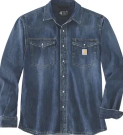 Carhartt M's Denim L/S Snap Front Shirt Wyatt