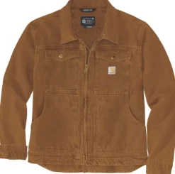 Carhartt M's Duck Relaxed Fit Jacket Carhartt® Brown