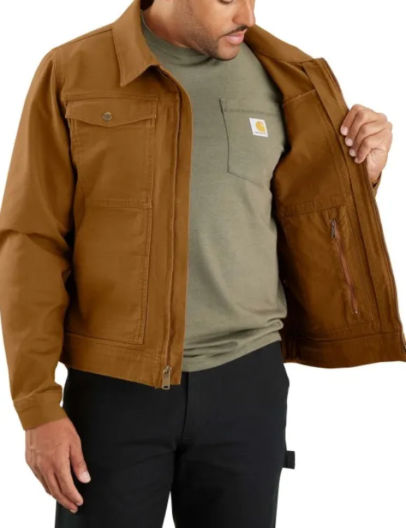 Carhartt M's Duck Relaxed Fit Jacket Carhartt® Brown