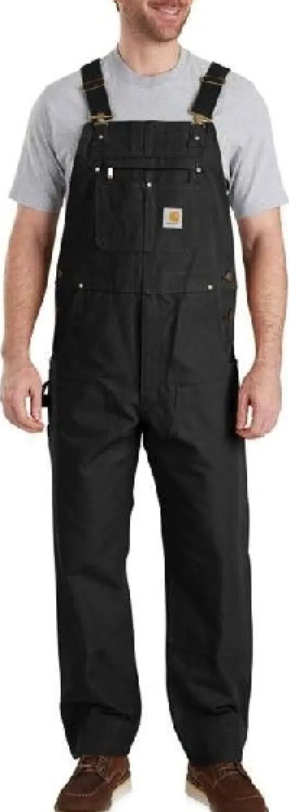 Carhartt M's Duck Bib Overall haalari, musta