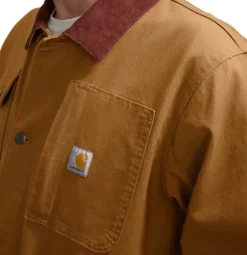 Carhartt M's Duck Loose Fit Chore Coat Carhartt® Brown