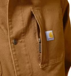 Carhartt M's Duck Loose Fit Chore Coat Carhartt® Brown
