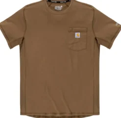Carhartt M's Force Pocket S/S T-Shirt Carhartt® Brown