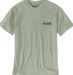 Carhartt M's Script S/S Patch T-Shirt Sage
