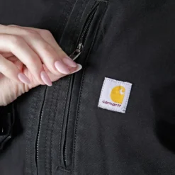 Carhartt Relaxed Fit Canvas Detroit Jacket naisten takki, musta