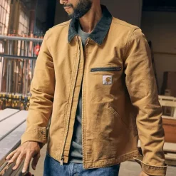 Carhartt Relaxed Fit Duck Detroit Jacket takki, Carhartt® Brown