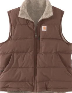 Carhartt Relaxed Midweight Utility Vest naisten käännettävä liivi, Nutmeg