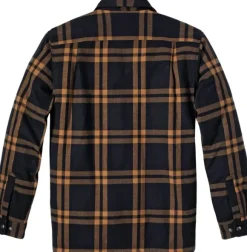 Carhartt Roane Hooded Shirt Jacket vuorillinen paita, Black