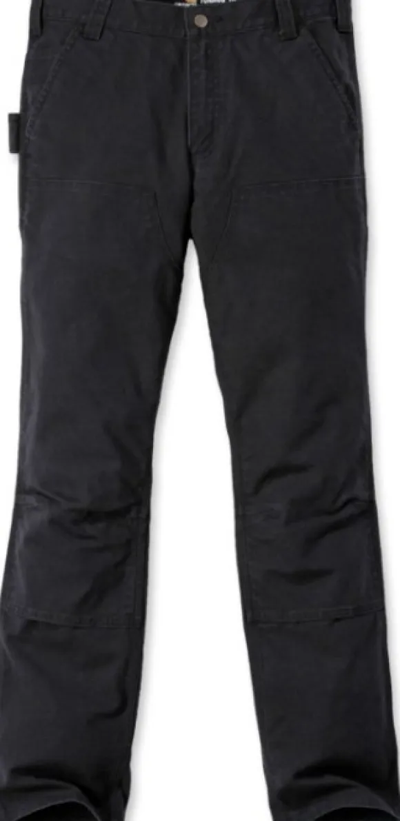 Carhartt Stretch Duck Double Front housut, musta