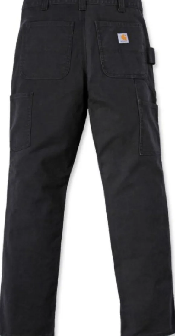 Carhartt Stretch Duck Double Front housut, musta