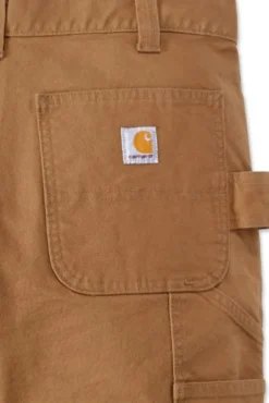 Carhartt Stretch Duck Double Front housut, Carhartt® Brown